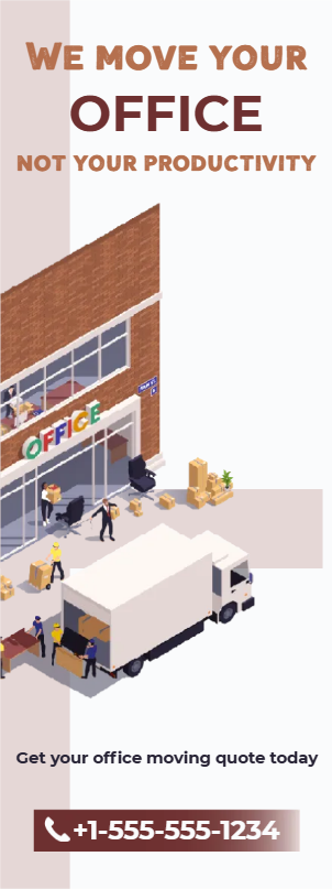 Custom Outdoor Yard Signs Multiple Sizes We Move your Office not your Productivity