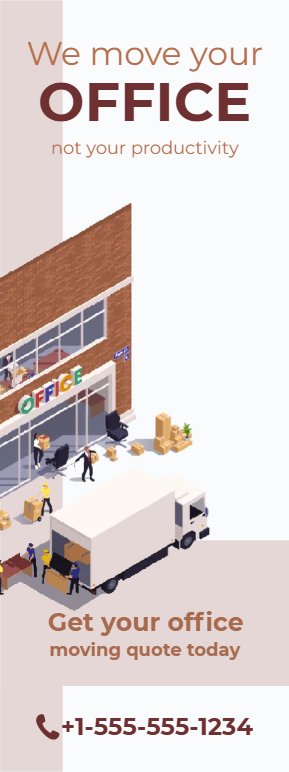 Custom Outdoor Yard Signs Multiple Sizes We Move your Office not your Productivity