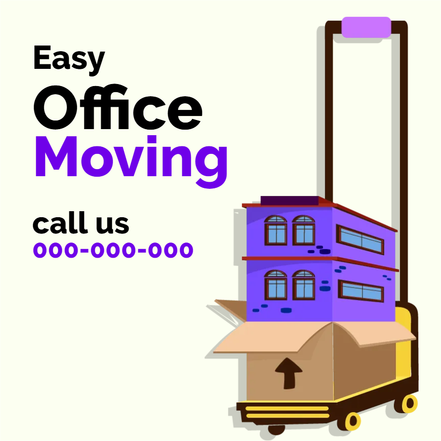 Custom Outdoor Yard Signs Multiple Sizes Easy Office Moving Sign