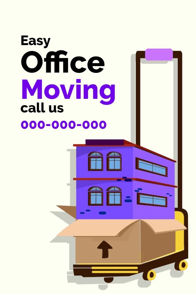 Custom Outdoor Yard Signs Multiple Sizes Easy Office Moving Sign