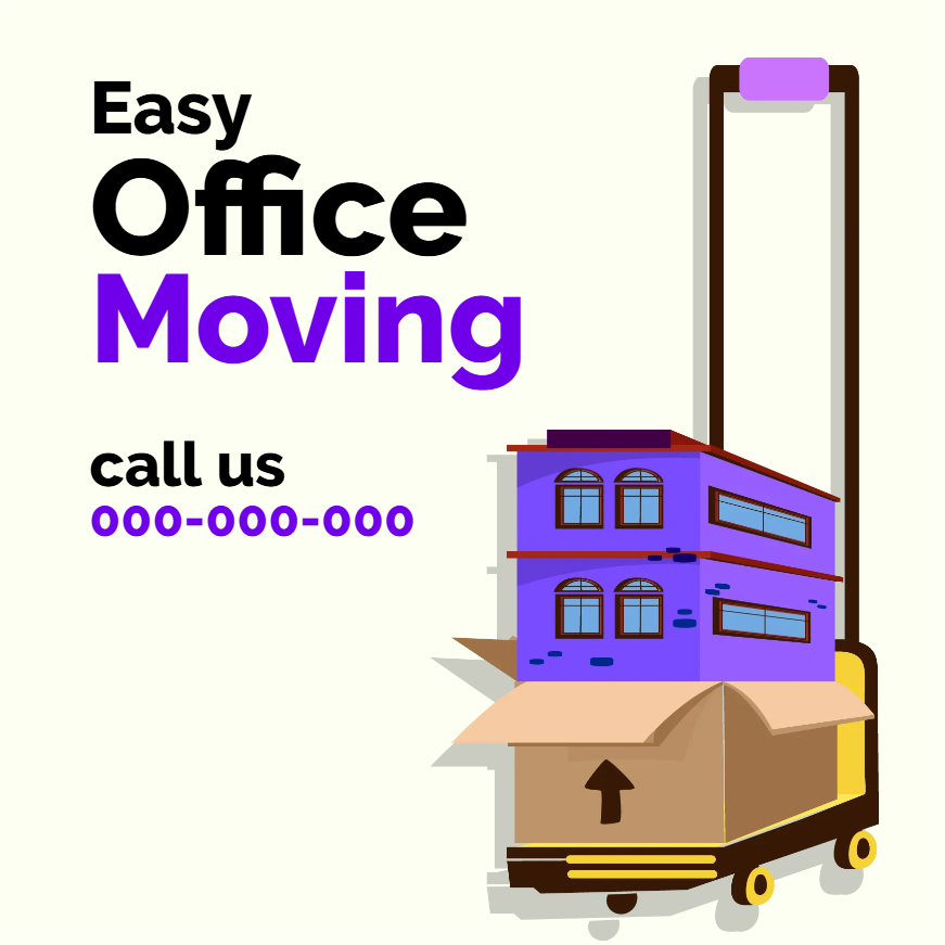 Custom Outdoor Yard Signs Multiple Sizes Easy Office Moving Sign