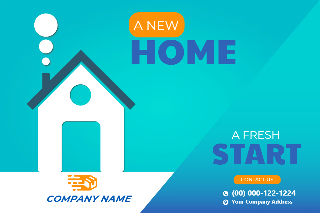 Custom Outdoor Yard Signs Multiple Sizes Move to a New Home