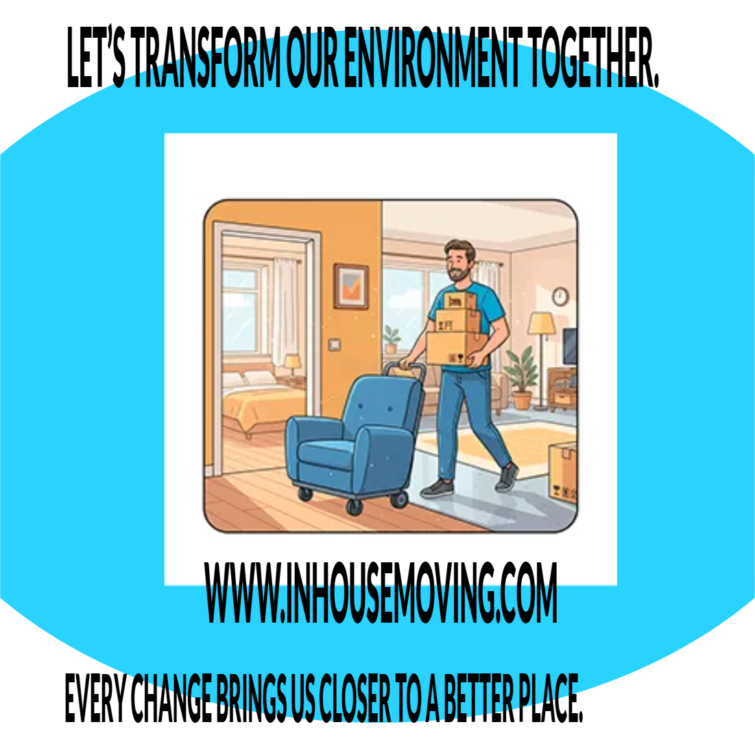 Custom Outdoor Yard Signs Multiple Sizes Let's Transform our Environment Together