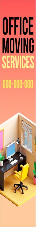 Custom Outdoor Yard Signs Multiple Sizes Office Moving Services