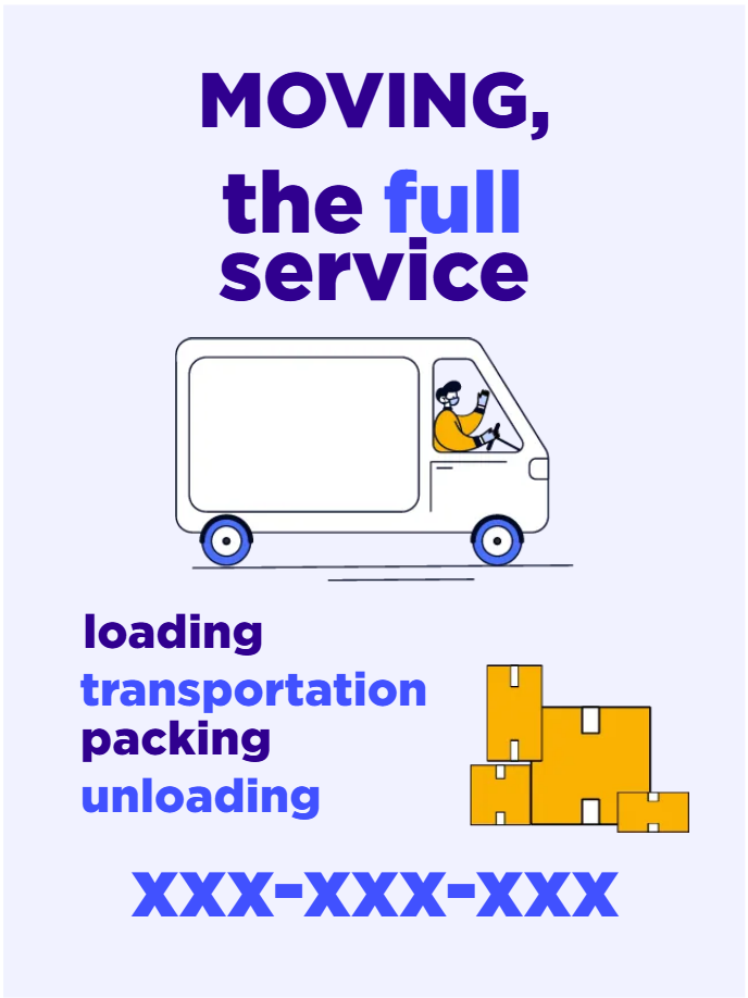 Custom Outdoor Yard Signs Multiple Sizes Full Service Moving