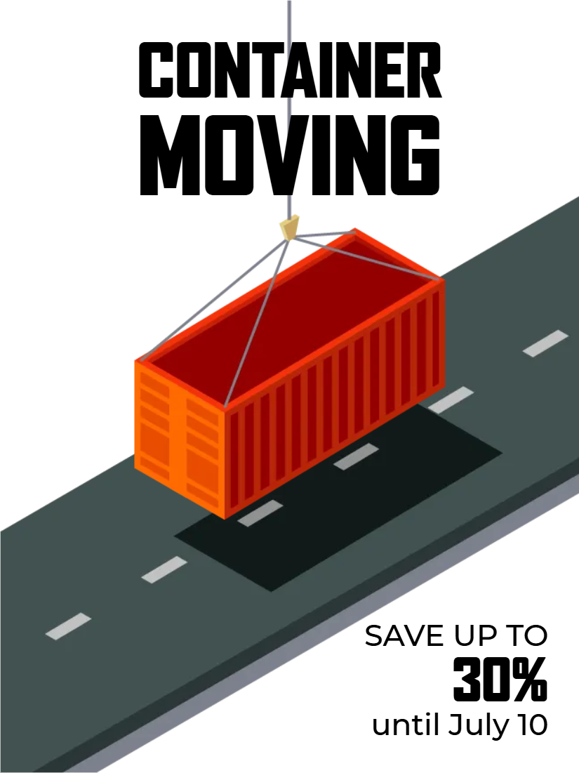 Custom Outdoor Yard Signs Multiple Sizes Container Moving