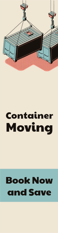 Custom Outdoor Yard Signs Multiple Sizes Container Moving Book Now and Save