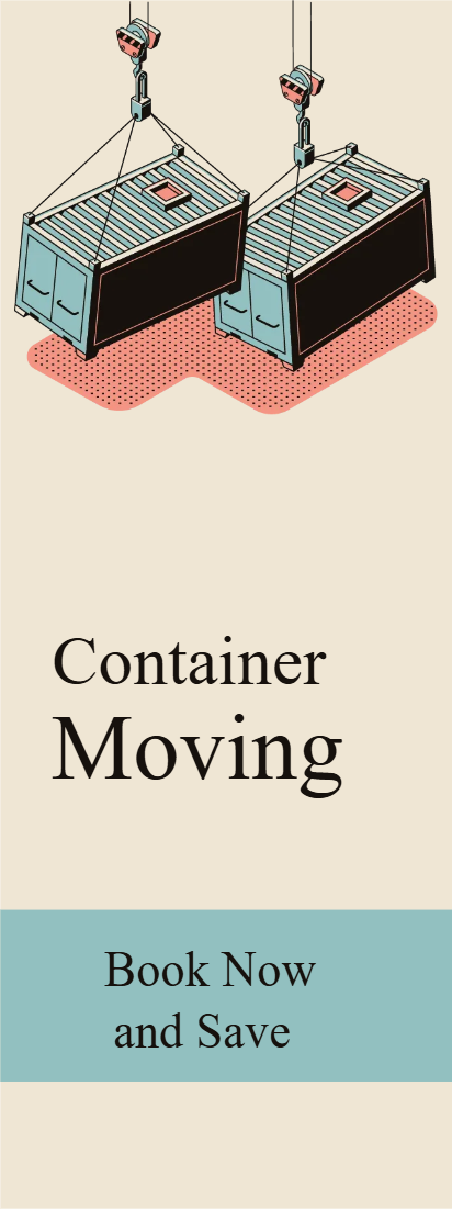 Custom Outdoor Yard Signs Multiple Sizes Container Moving Book Now and Save