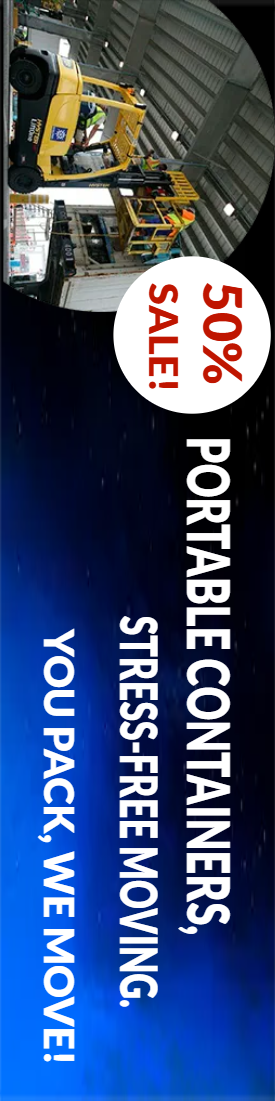 Custom Outdoor Yard Signs Multiple Sizes Portable Containers, Stress-free Moving. 50% SALE!