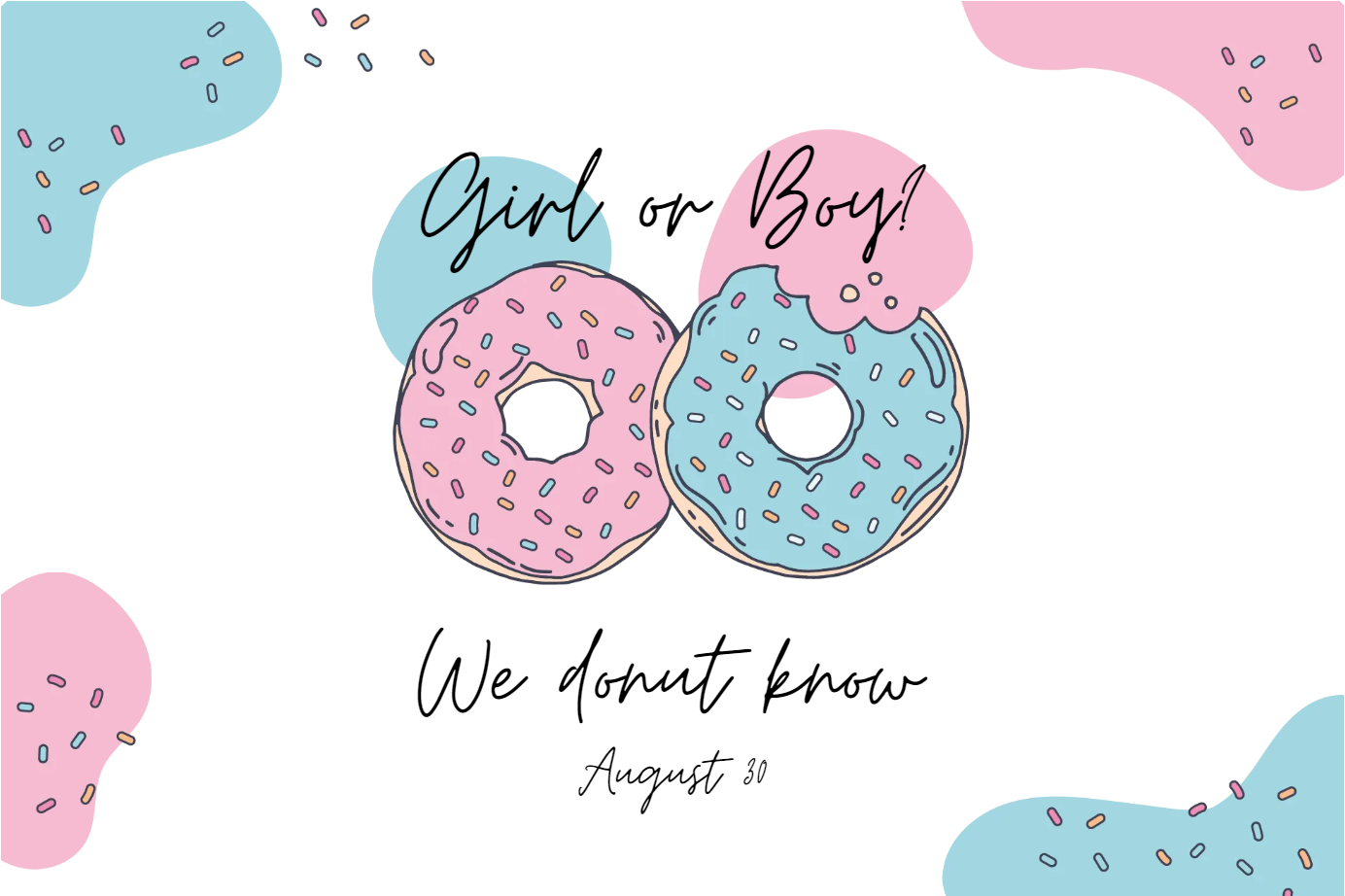 Custom Outdoor Yard Signs Multiple Sizes Gender Reveal