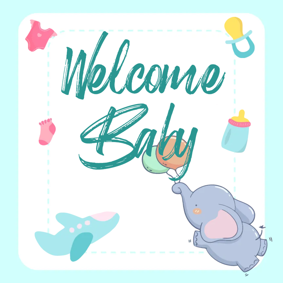 Custom Outdoor Yard Signs Multiple Sizes Welcome Home Baby