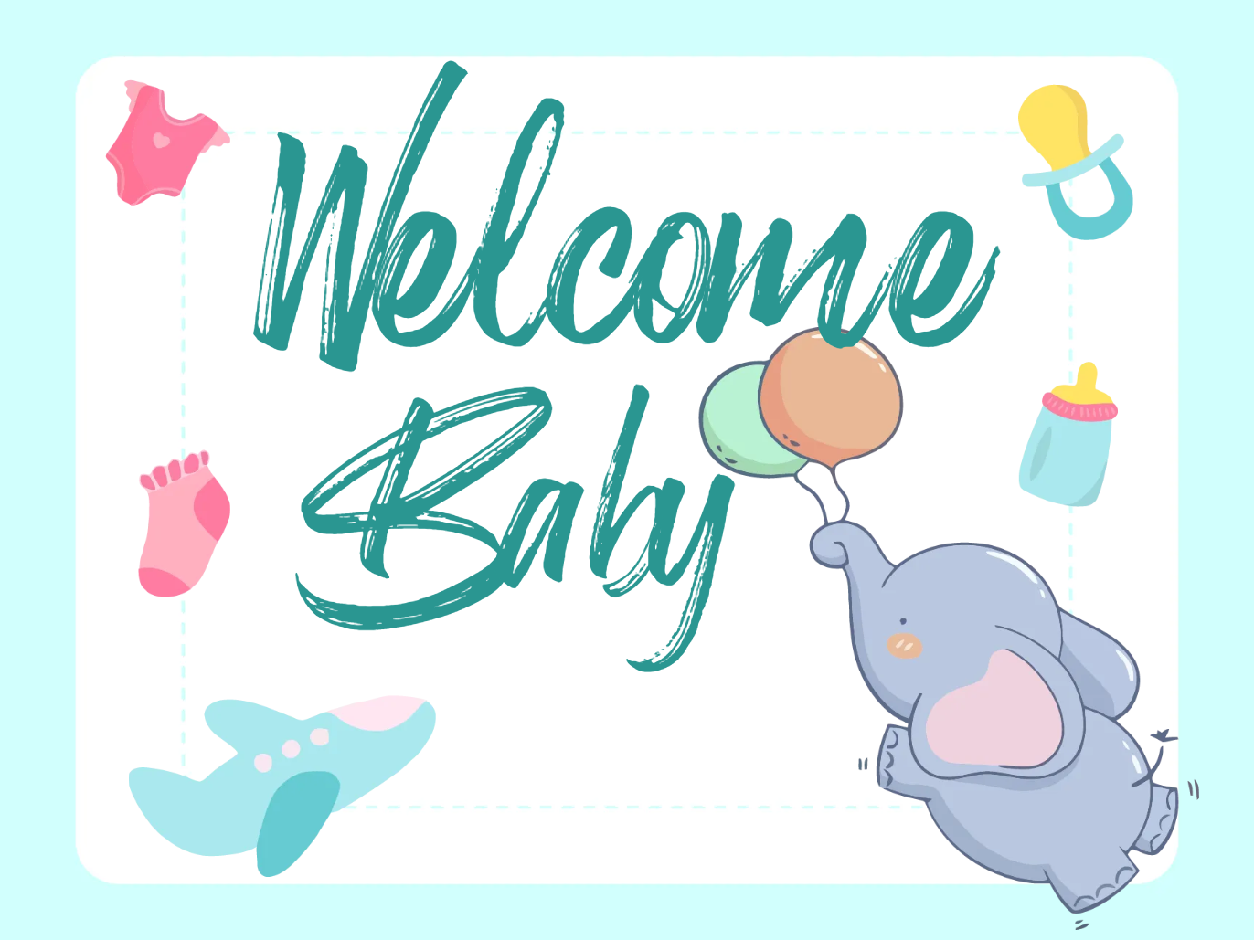 Custom Outdoor Yard Signs Multiple Sizes Welcome Home Baby