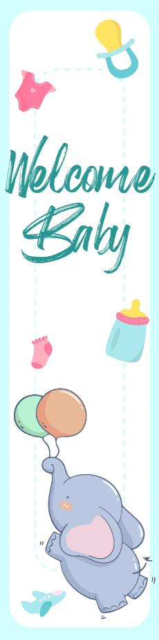 Custom Outdoor Yard Signs Multiple Sizes Welcome Home Baby