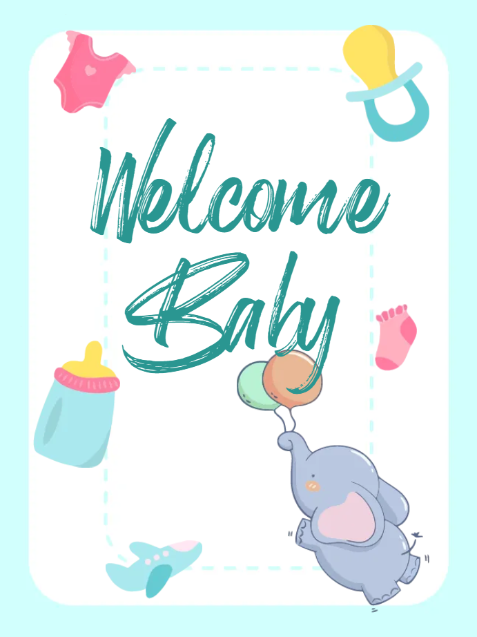 Custom Outdoor Yard Signs Multiple Sizes Welcome Home Baby