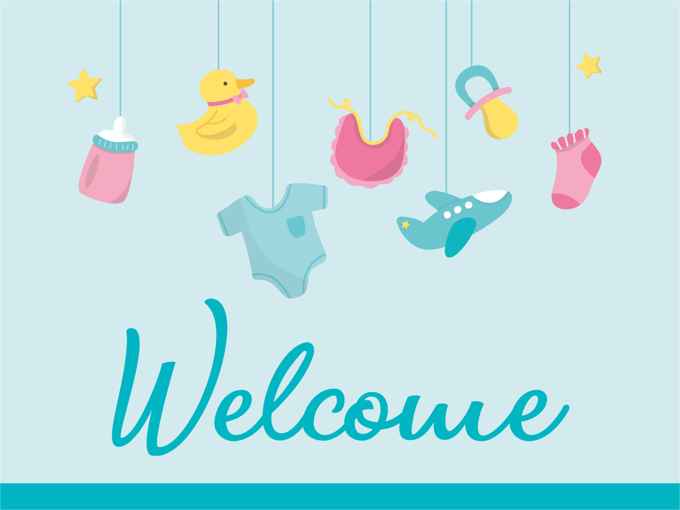 Custom Outdoor Yard Signs Multiple Sizes Welcome Baby