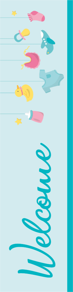 Custom Outdoor Yard Signs Multiple Sizes Welcome Baby