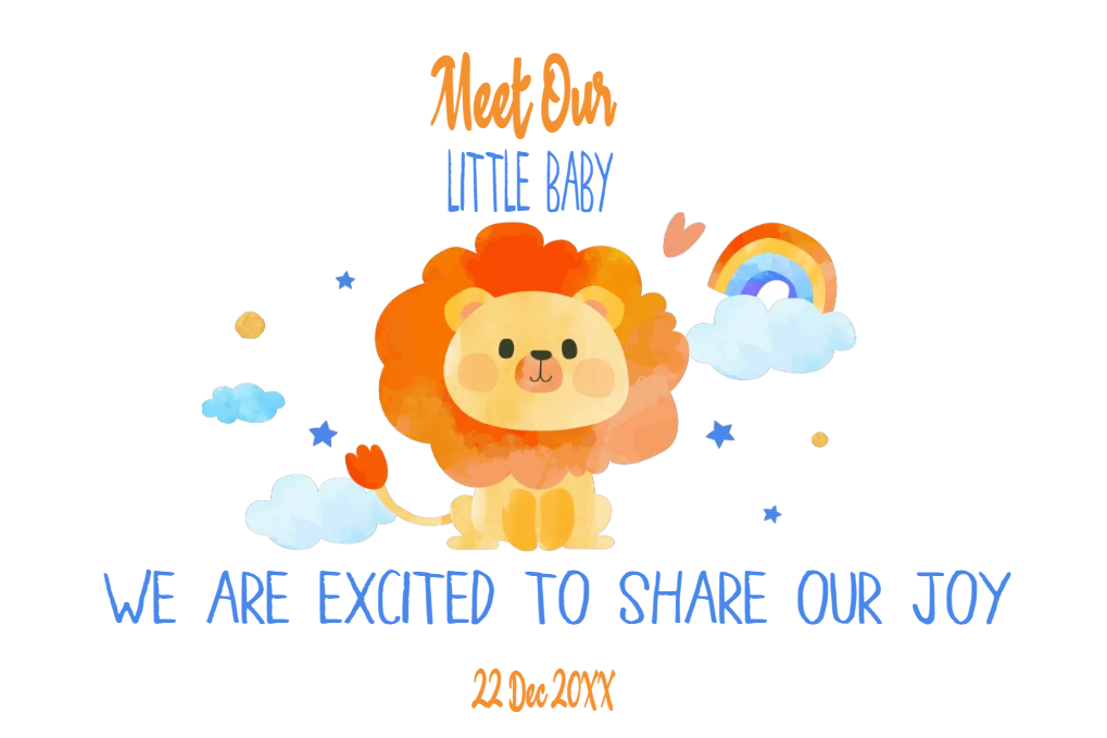 Custom Outdoor Yard Signs Multiple Sizes Meet Our Little Baby