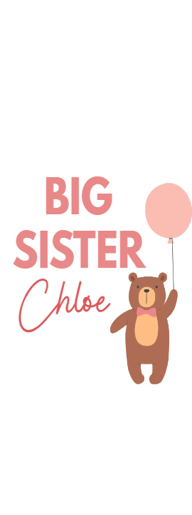 Custom Outdoor Yard Signs Multiple Sizes Big Sister