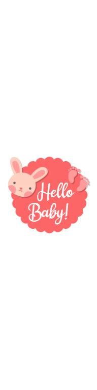 Custom Outdoor Yard Signs Multiple Sizes Hello Baby Bunny