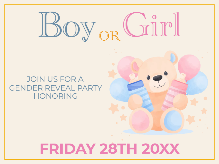 Custom Outdoor Yard Signs Multiple Sizes Boy or Girl