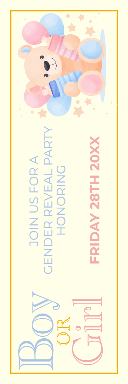 Custom Outdoor Yard Signs Multiple Sizes Boy or Girl