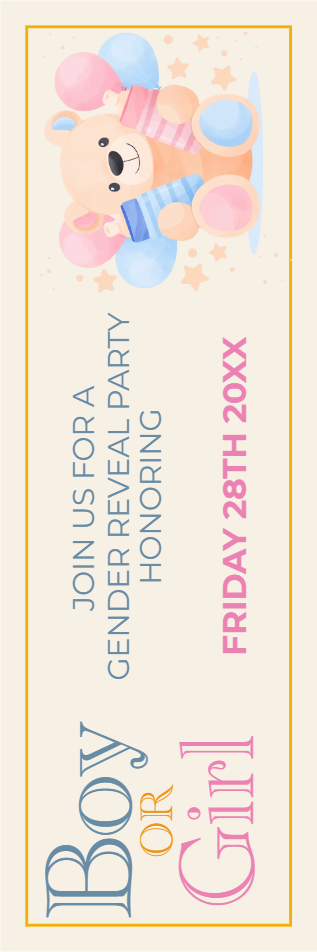 Custom Outdoor Yard Signs Multiple Sizes Boy or Girl