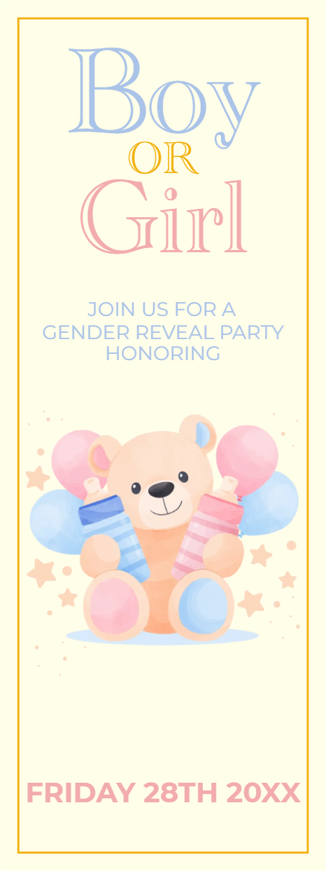 Custom Outdoor Yard Signs Multiple Sizes Boy or Girl