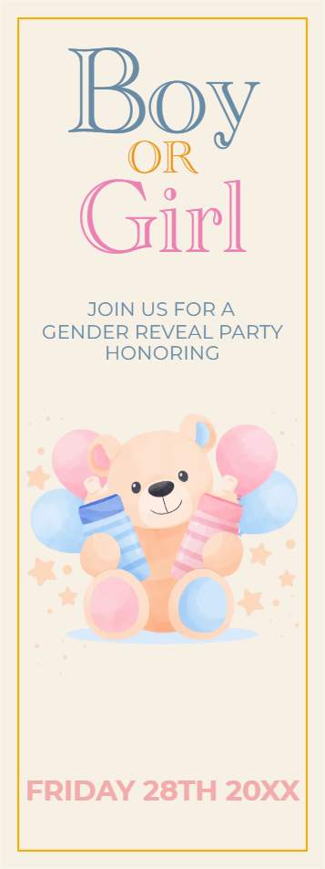 Custom Outdoor Yard Signs Multiple Sizes Boy or Girl