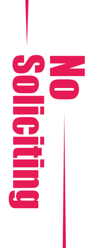 Custom Outdoor Yard Signs Multiple Sizes End Soliciting