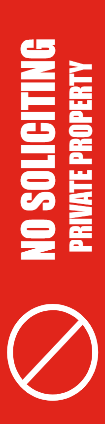 Custom Outdoor Yard Signs Multiple Sizes Private Property