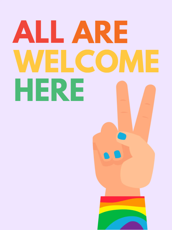 Custom Outdoor Yard Signs Multiple Sizes All Are Welcome