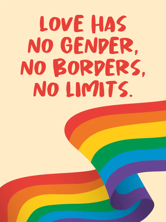 Custom Outdoor Yard Signs Multiple Sizes Love Has No Gender