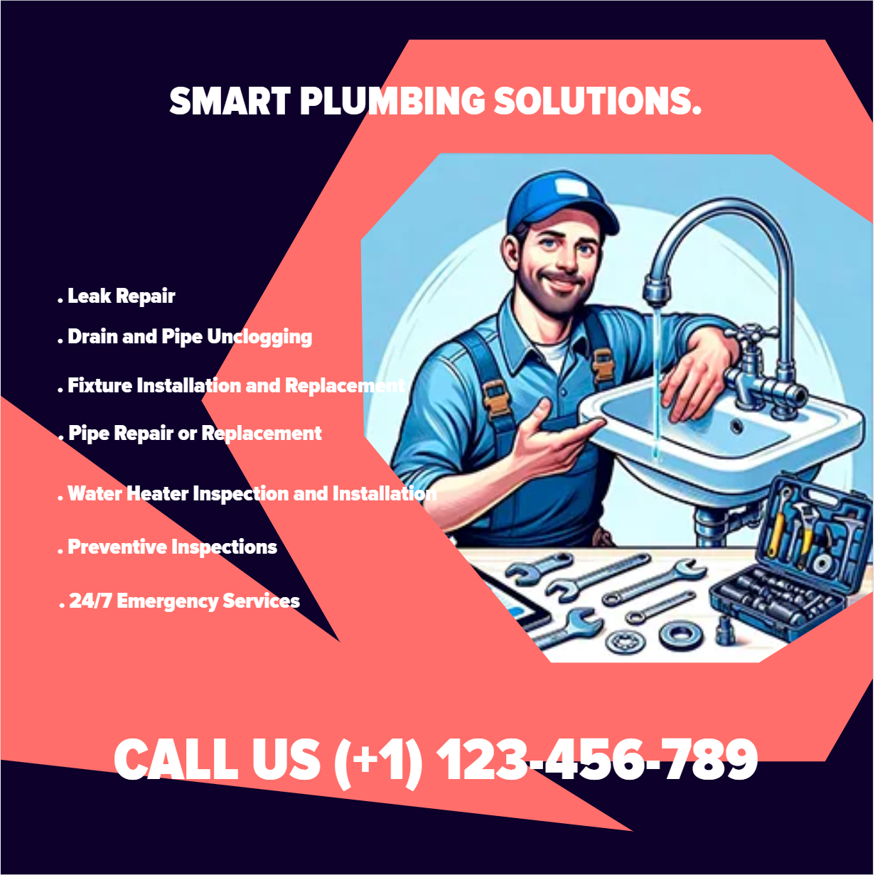 Custom Outdoor Yard Signs Multiple Sizes Smart Plumbing Solutions