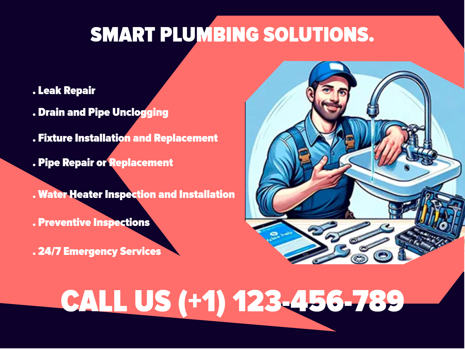 Custom Outdoor Yard Signs Multiple Sizes Smart Plumbing Solutions