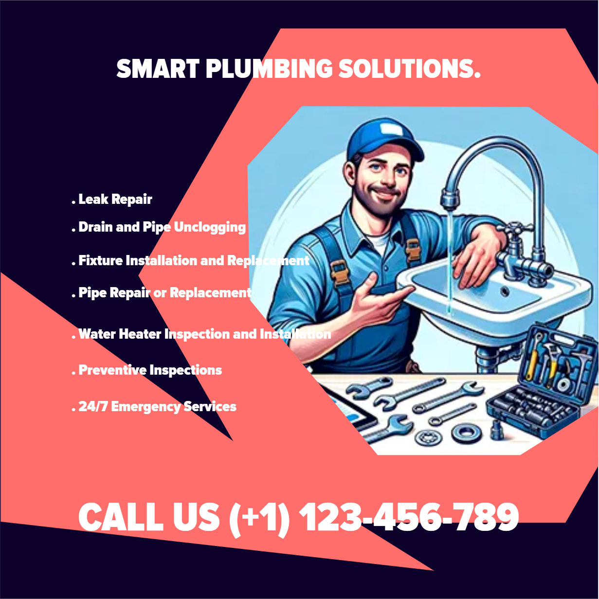 Custom Outdoor Yard Signs Multiple Sizes Smart Plumbing Solutions