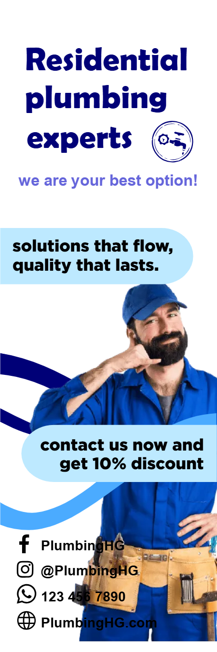 Custom Outdoor Yard Signs Multiple Sizes Experts in Residential Plumbing