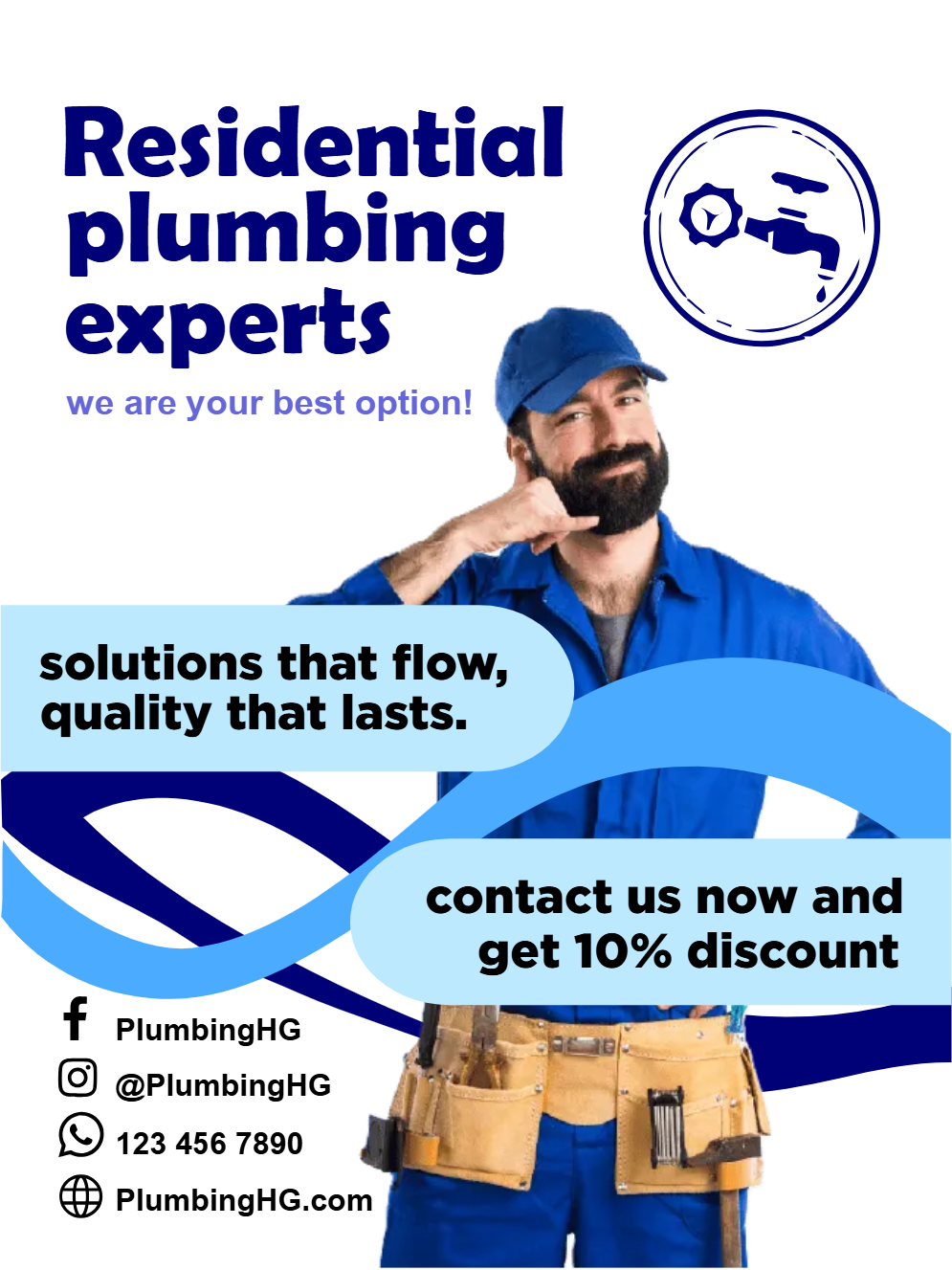 Custom Outdoor Yard Signs Multiple Sizes Experts in Residential Plumbing