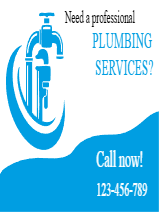 Custom Outdoor Yard Signs Multiple Sizes Plumbing Service