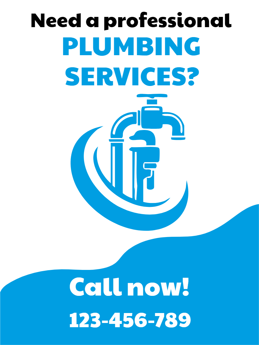 Custom Outdoor Yard Signs Multiple Sizes Plumbing Service