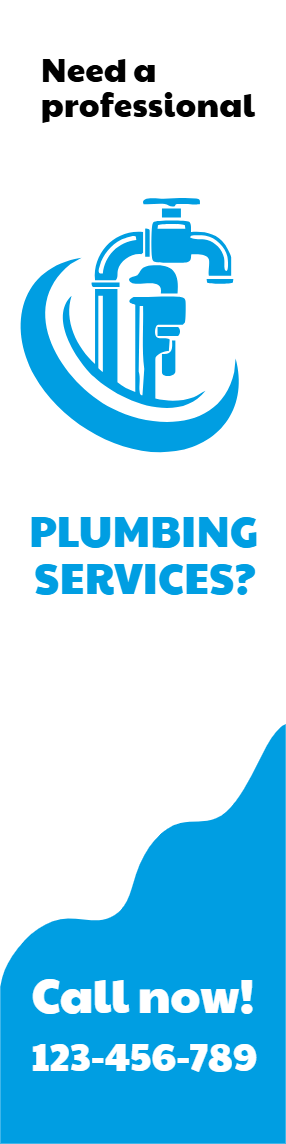 Custom Outdoor Yard Signs Multiple Sizes Plumbing Service