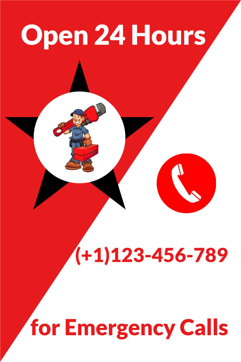 Custom Outdoor Yard Signs Multiple Sizes Emergency Plumber