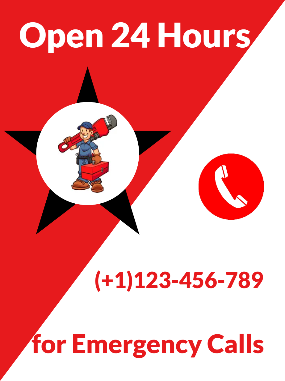 Custom Outdoor Yard Signs Multiple Sizes Emergency Plumber