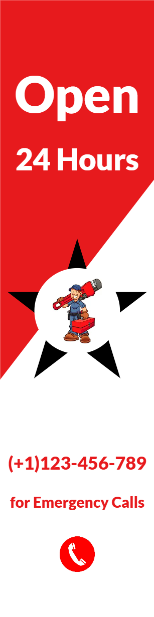 Custom Outdoor Yard Signs Multiple Sizes Emergency Plumber