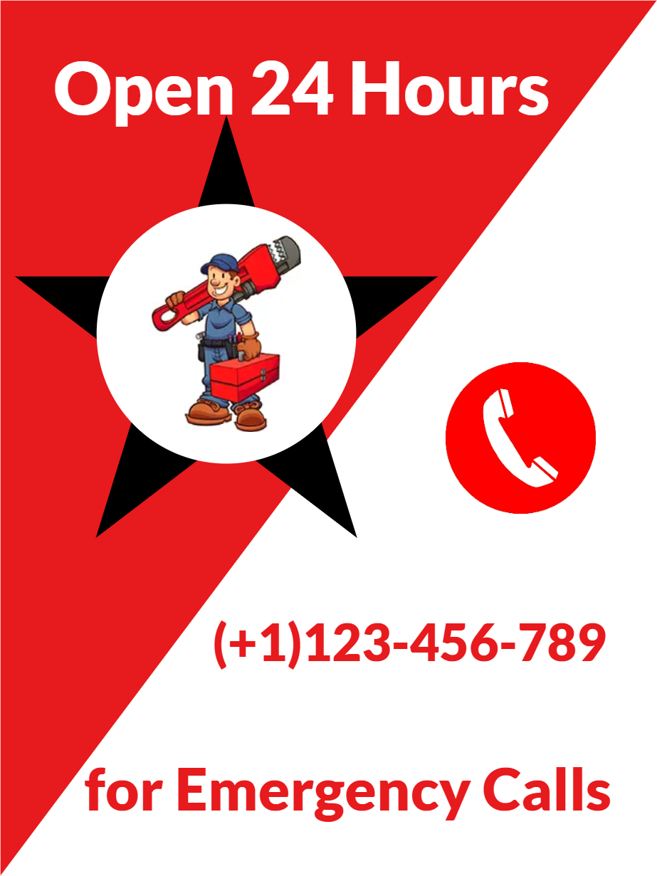 Custom Outdoor Yard Signs Multiple Sizes Emergency Plumber