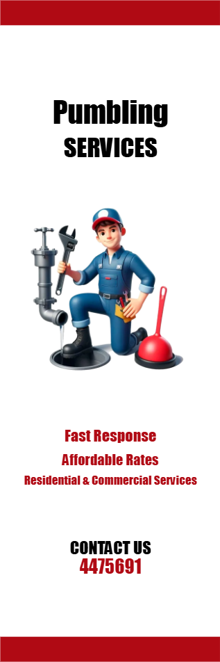 Custom Outdoor Yard Signs Multiple Sizes Quick Plumbing Repair