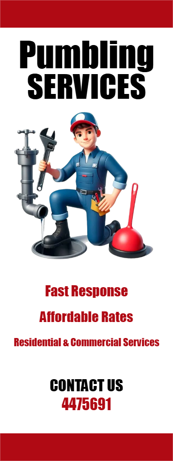 Custom Outdoor Yard Signs Multiple Sizes Quick Plumbing Repair