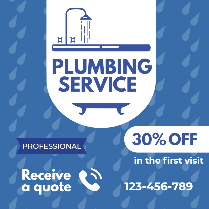 Custom Outdoor Yard Signs Multiple Sizes Professional Plumbing Service