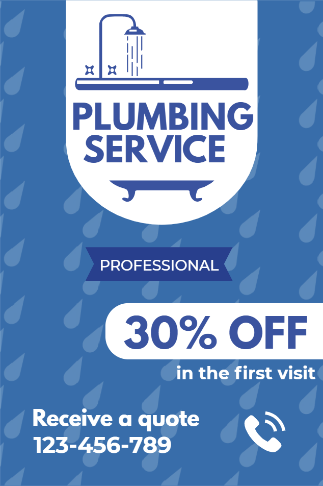 Custom Outdoor Yard Signs Multiple Sizes Professional Plumbing Service
