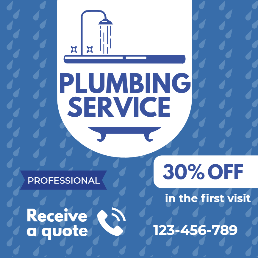 Custom Outdoor Yard Signs Multiple Sizes Professional Plumbing Service