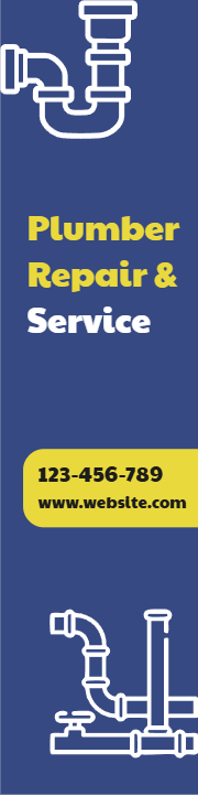 Custom Outdoor Yard Signs Multiple Sizes Plumber Repair Service